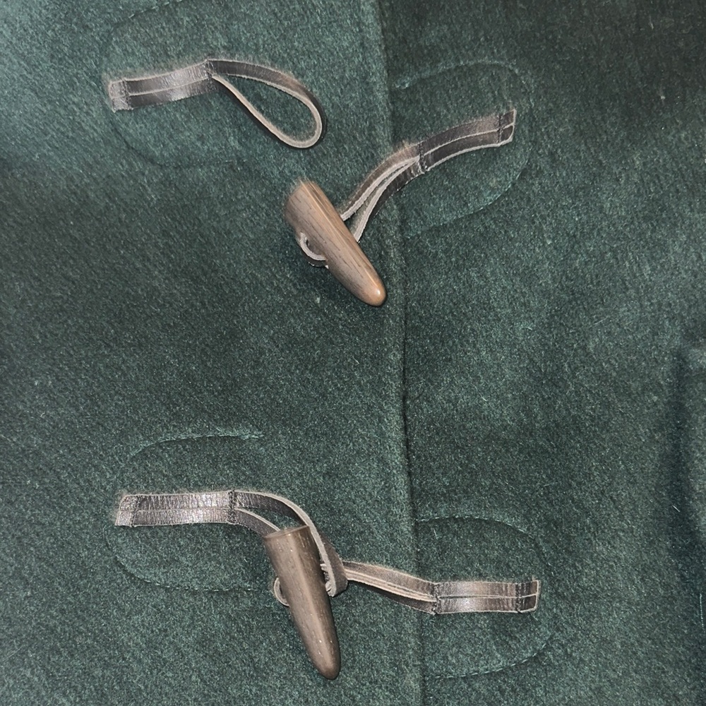 Dark Green Toggle Coat Duffle coat - Picture 5 of 7